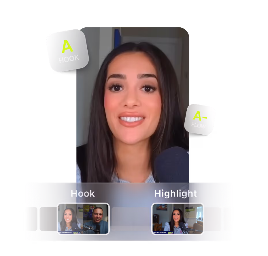 Let OpusClip find the best moments