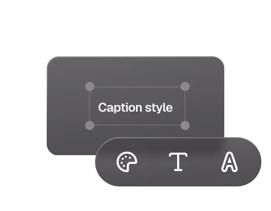 Edit and style captions