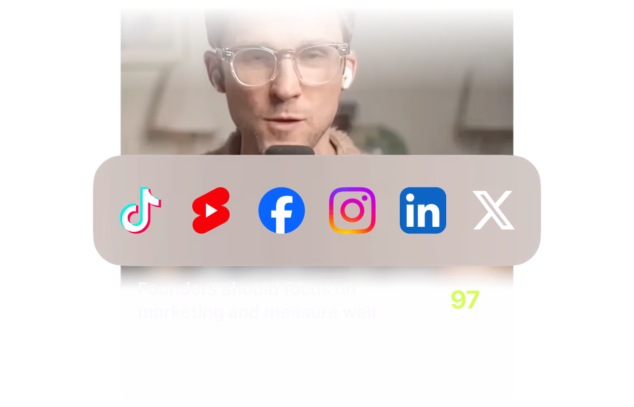 One-tap sharing — publish or save instantly
