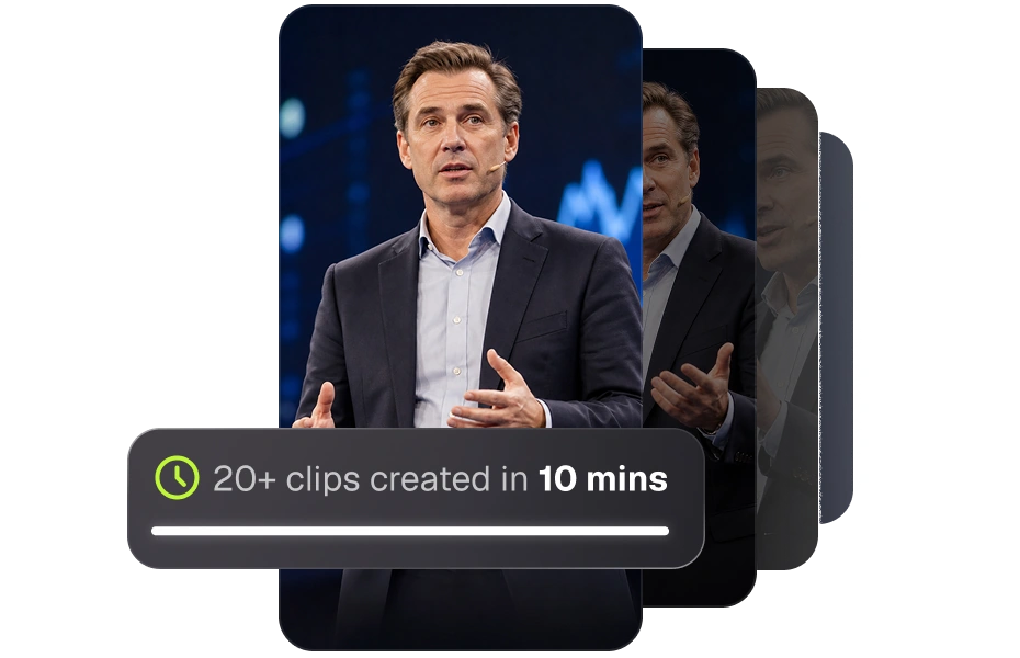 A stack of clips produced in ten minutes