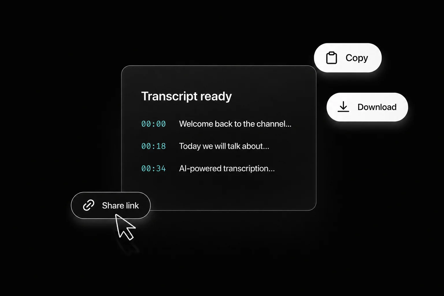 Acuarte Trascript AI YouTube Transcript Maker: Generate Transcripts Fast